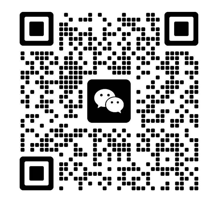 黑白线条构成的方形二维码图案，背景为白色